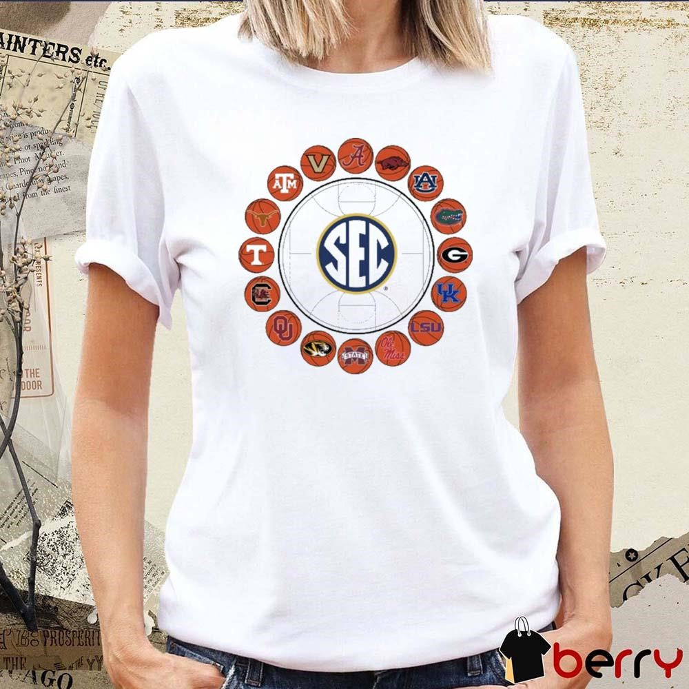 SEC 2024 Basketball 16 Team t-shirt