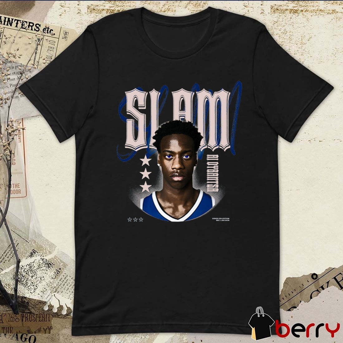 SLAM AJ Dybantsa BYU Cougars NCAA Remix Fanart t-shirt