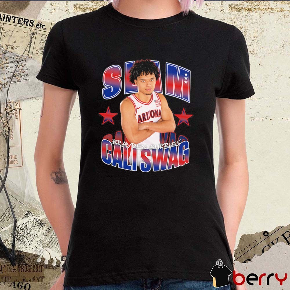 SLAM Cali Swag Arizona Wildcats MBB Brayden Burries Remix t-shirt