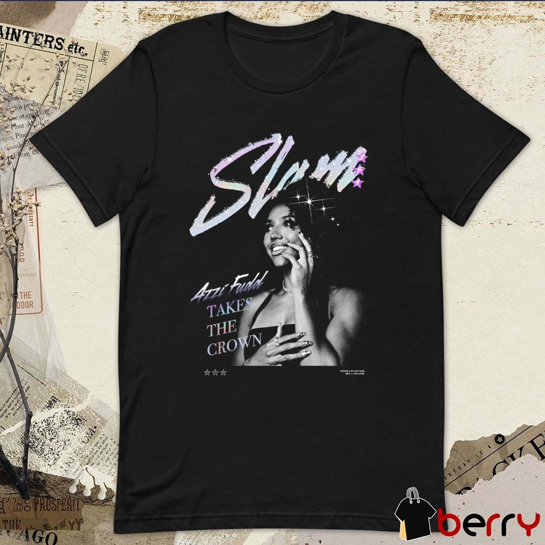 SLAM Cover Azzi Fudd Takes The Crown Remix UConn Huskies 2025 t-shirt