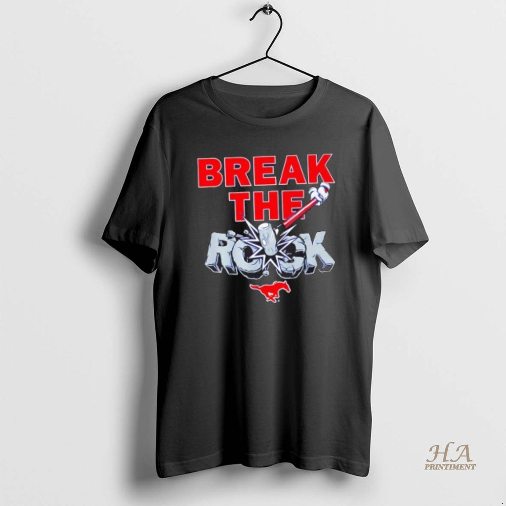 Official Smu Mustangs Football Break The Rock