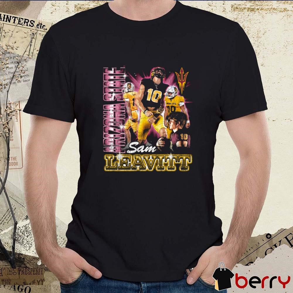 Sam Leavitt Arizona State Sun Devils Football 90s Graphic t-shirt
