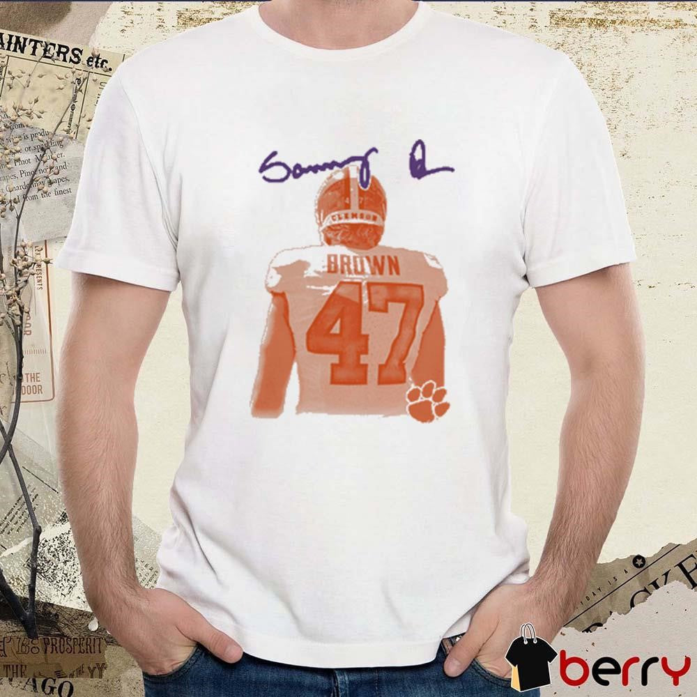 Sammy Brown Clemson Tigers Spotlight Signature t-shirt