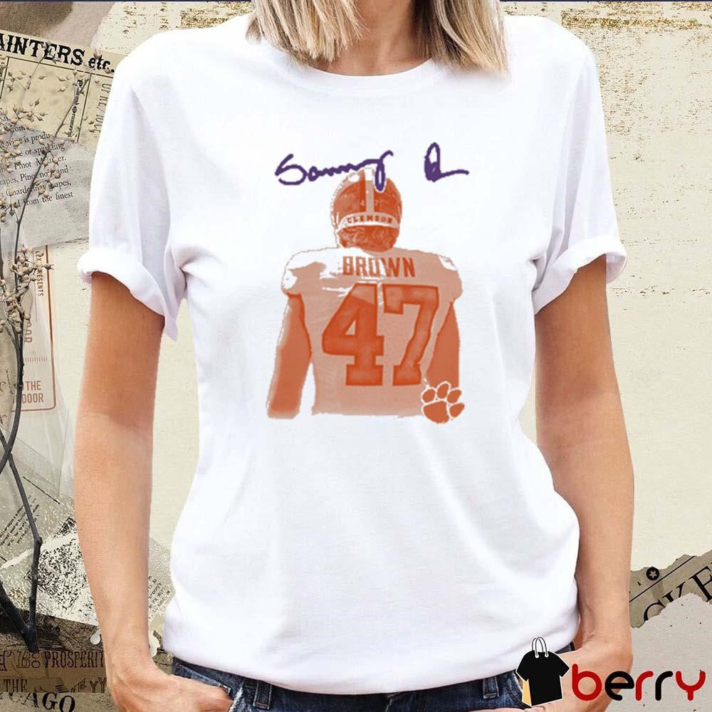 Sammy Brown Clemson Tigers Spotlight Signature t-shirt