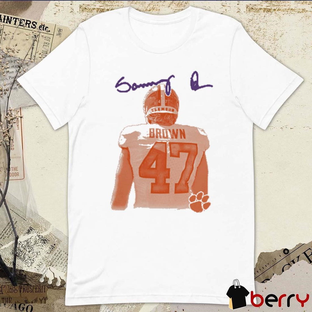 Sammy Brown Clemson Tigers Spotlight Signature t-shirt