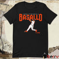 Samuel Basallo Slugger Swing Baltimore Orioles MLB Baseball Player t-shirt