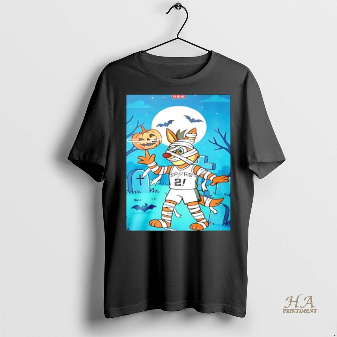 Official San Antonio Spurs Wolf Halloween 2025 Shirt