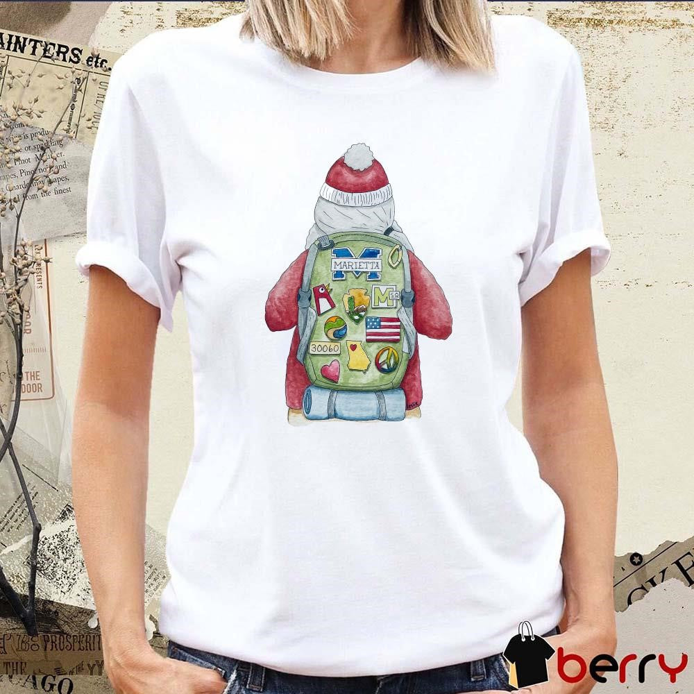 Santa Marietta 30060 Paint Merry Christmas 2024 t-shirt