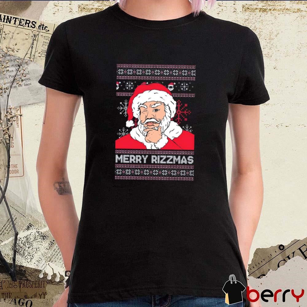 Santa Merry Rizzmas Ugly Sweater Christmas 2024 t-shirt