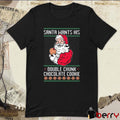Santa Wants His Double Chunk Chocolate Cookie Ugly Sweater Christmas 2024 t-shirt