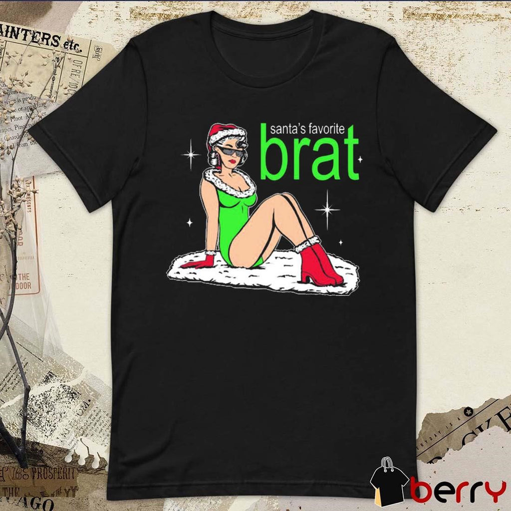 Santa’s Favorite Brat Ugly Sweater Christmas 2024 t-shirt