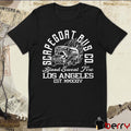 Scapegoat Bus Co. Ringer Blood Sweat Fire Los Angeles t-shirt