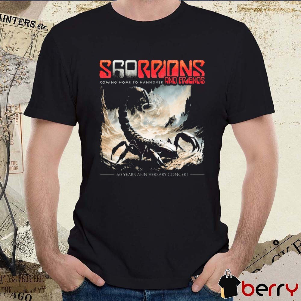 Scorpions Coming Home To Hannover And Friends 60 Years Anniversary Concert 2025 t-shirt