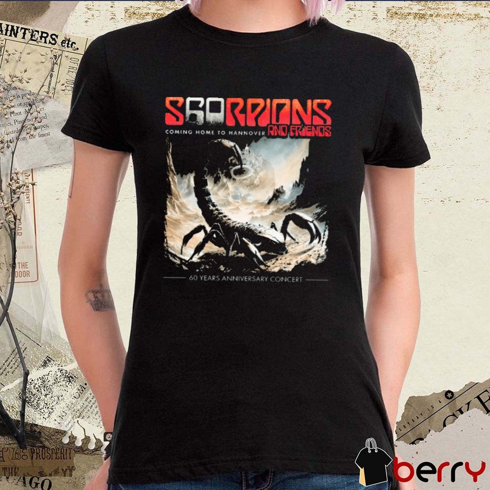 Scorpions Coming Home To Hannover And Friends 60 Years Anniversary Concert 2025 t-shirt