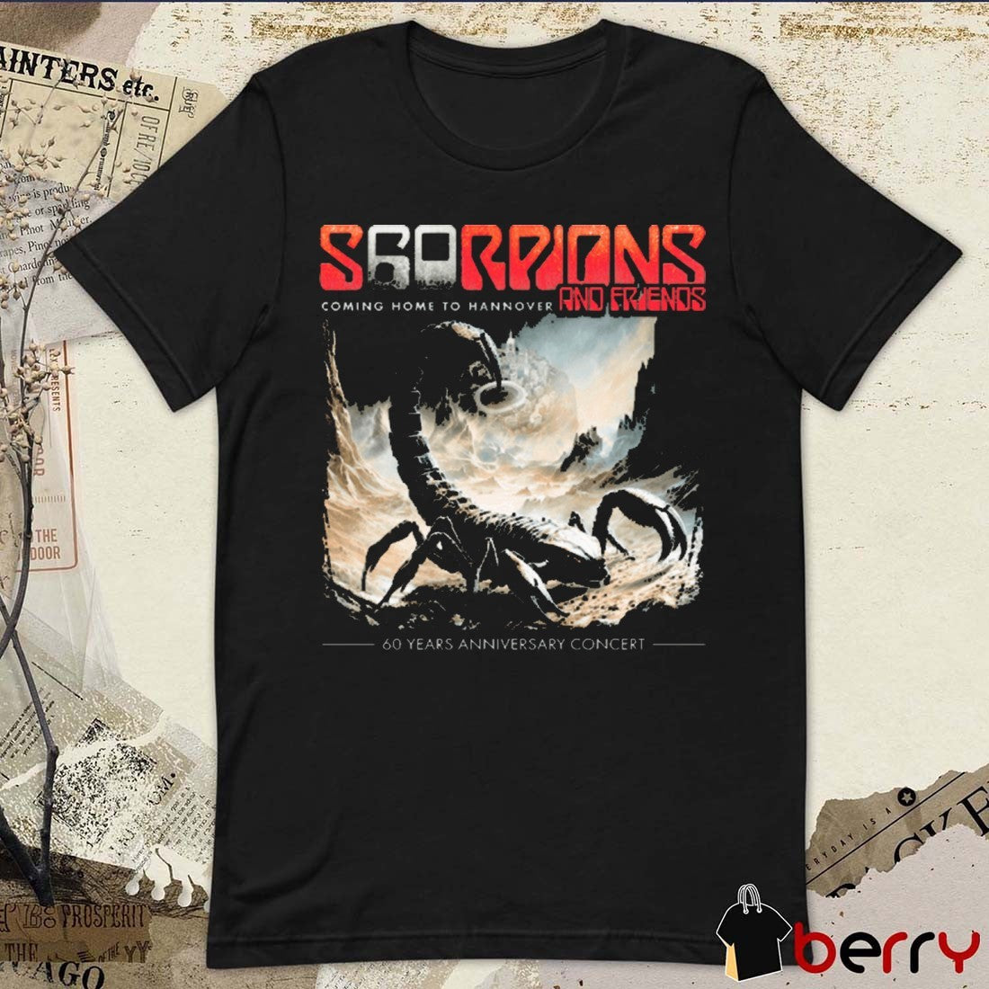 Scorpions Coming Home To Hannover And Friends 60 Years Anniversary Concert 2025 t-shirt