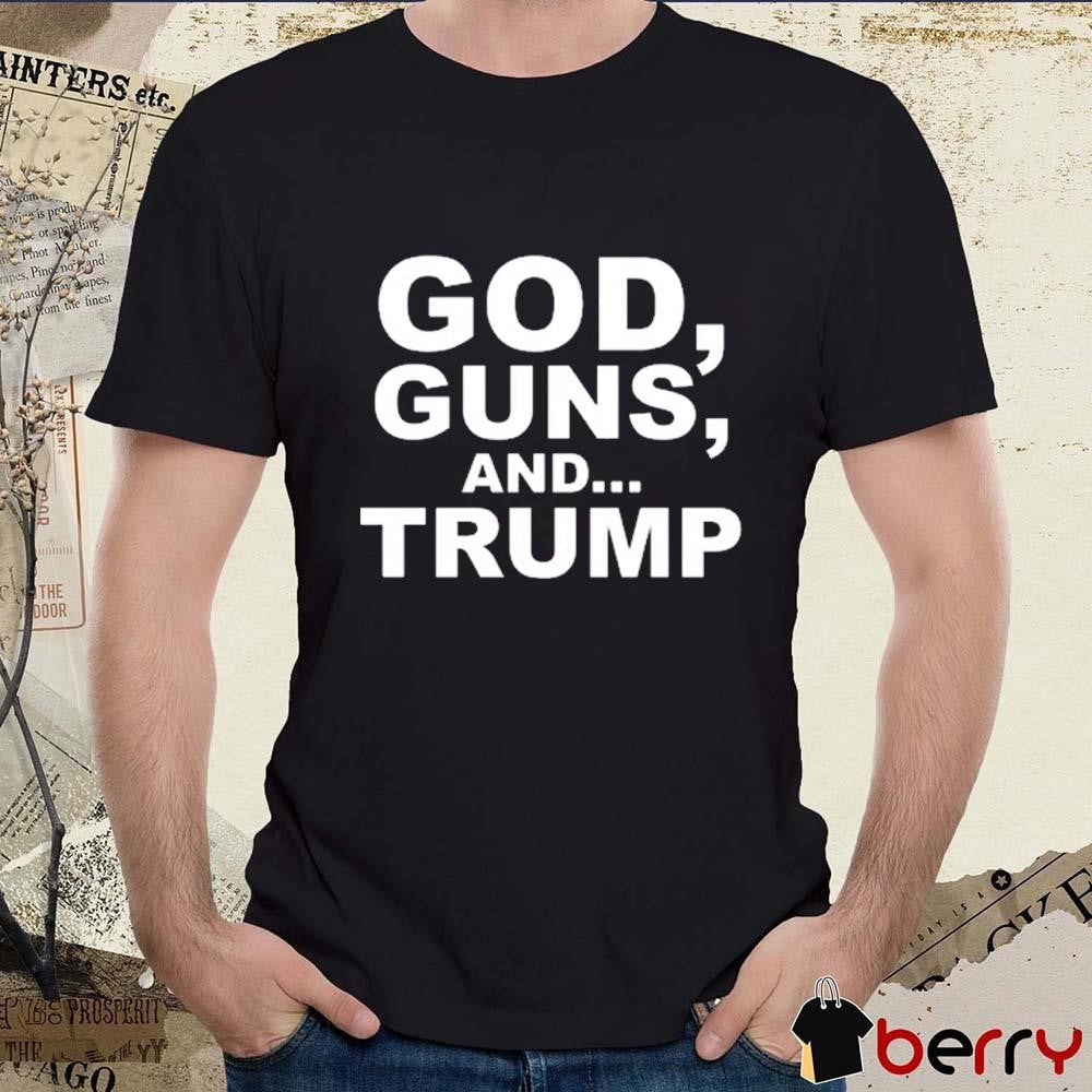 Scott Presler Wearing God Guns And Trump t-shirt