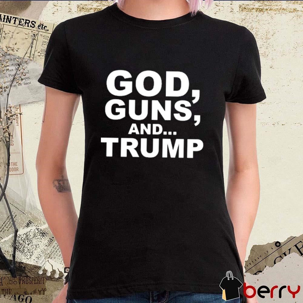 Scott Presler Wearing God Guns And Trump t-shirt