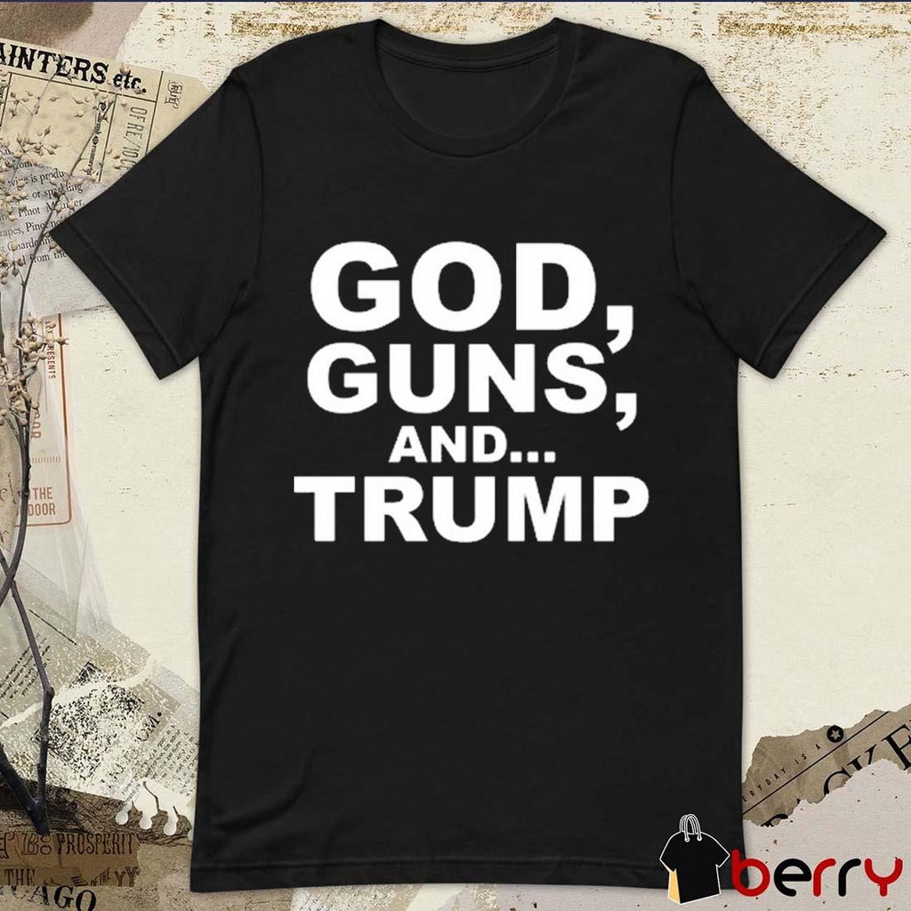 Scott Presler Wearing God Guns And Trump t-shirt