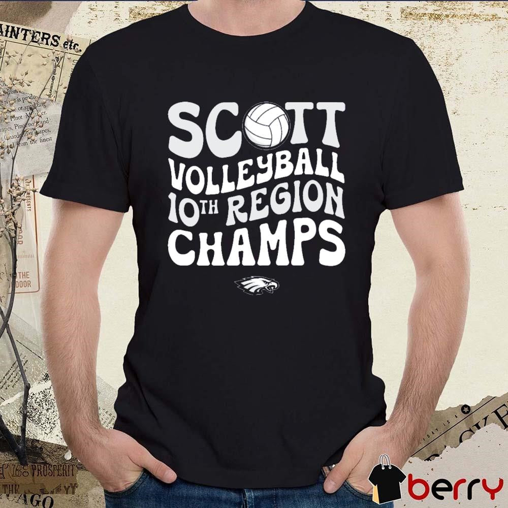 Scott Volleyball 10th Region Champs 2024 t-shirt