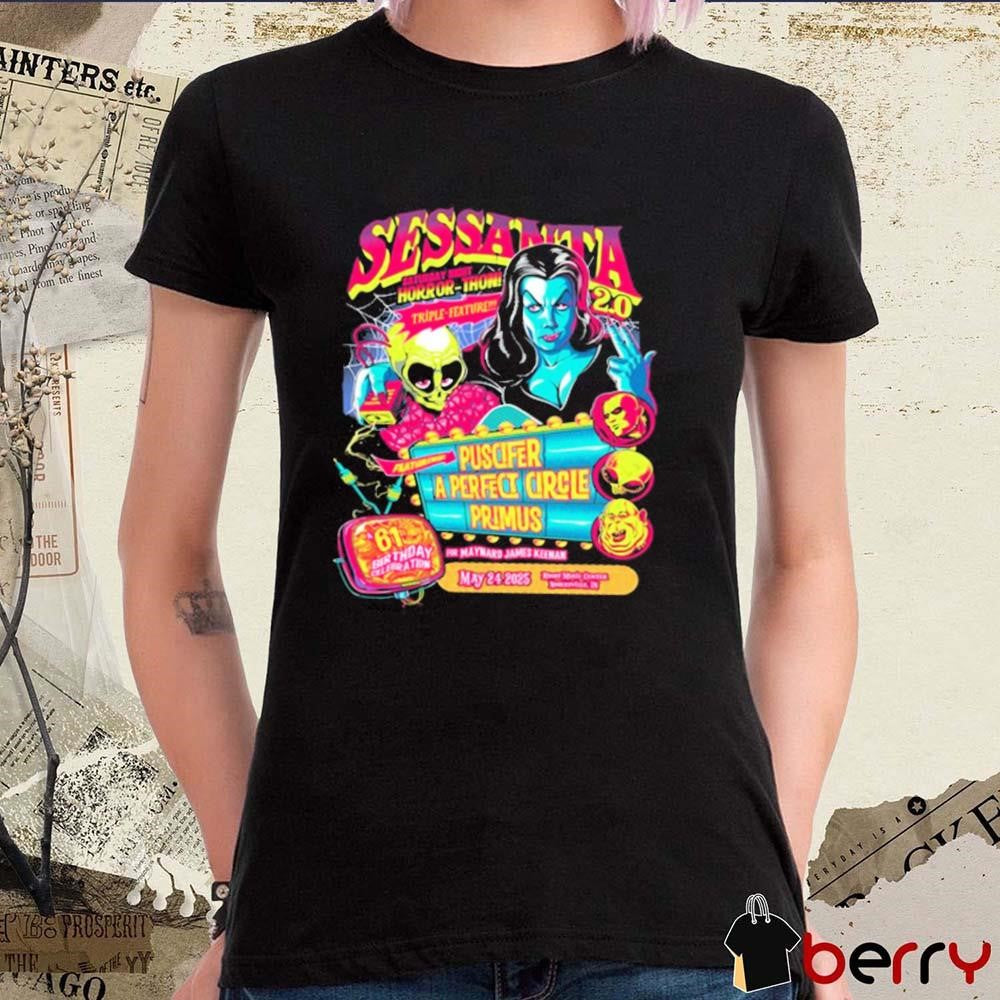 Sessanta V 2.0 May 24 2025 Primus, Puscifer and A Perfect Circle Ruoff Music Center Noblesville, Indiana Painting t-shirt