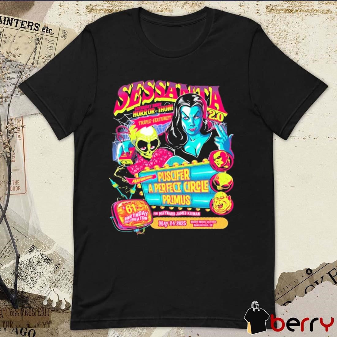 Sessanta V 2.0 May 24 2025 Primus, Puscifer and A Perfect Circle Ruoff Music Center Noblesville, Indiana Painting t-shirt