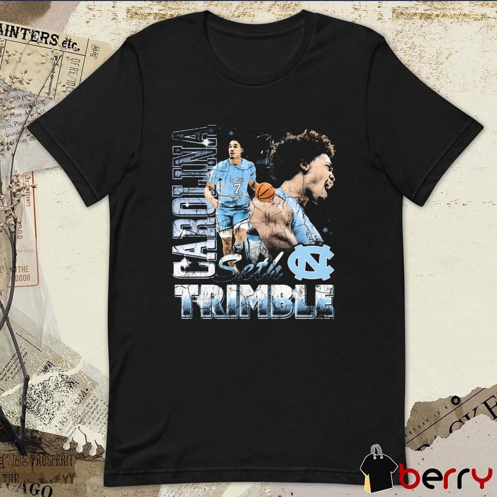 Seth Trimble North Carolina Tar Heels 90s Graphic Signature t-shirt