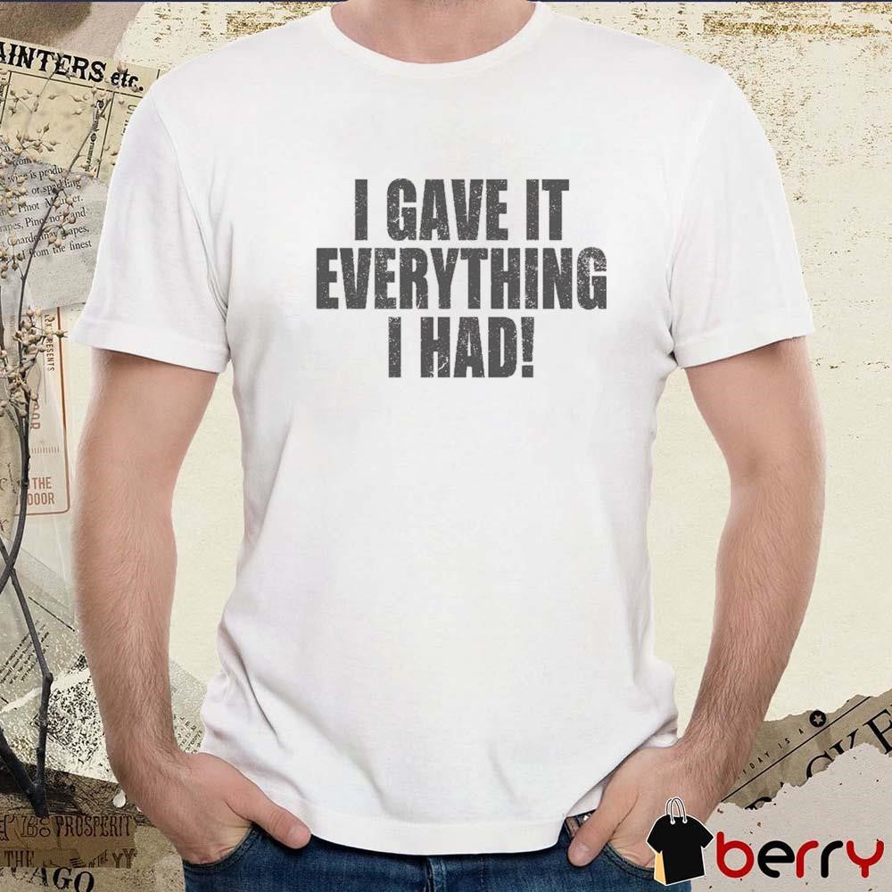 Shannon Sharpe Nightcap Gave It Everything I Had Vintage t-shirt