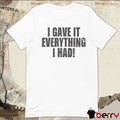 Shannon Sharpe Nightcap Gave It Everything I Had Vintage t-shirt