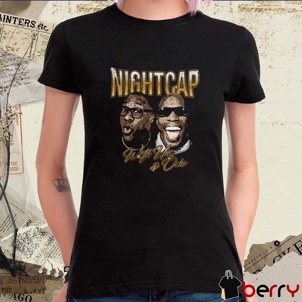 Shannon Sharpe Nightcap With Unc And Ocho Vintage Retro t-shirt