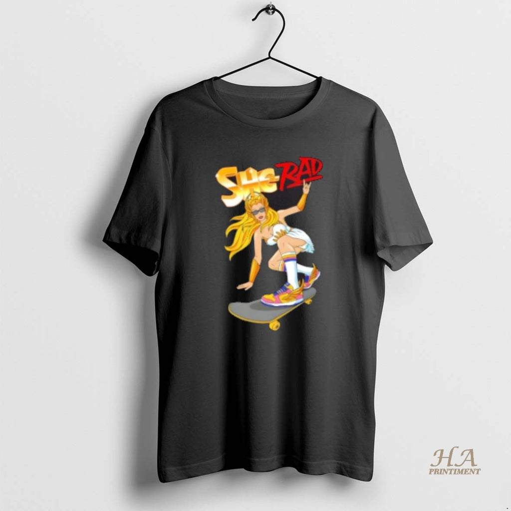 Official She Rad Skateboard Retro Cool Girl