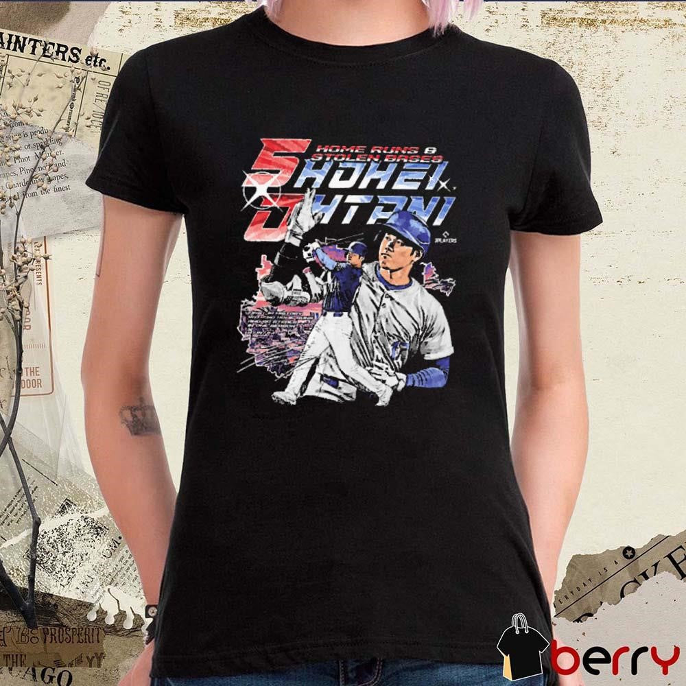 Shohei Ohtani Los Angeles Dodgers 50-50 Club Vintage Signature t-shirt
