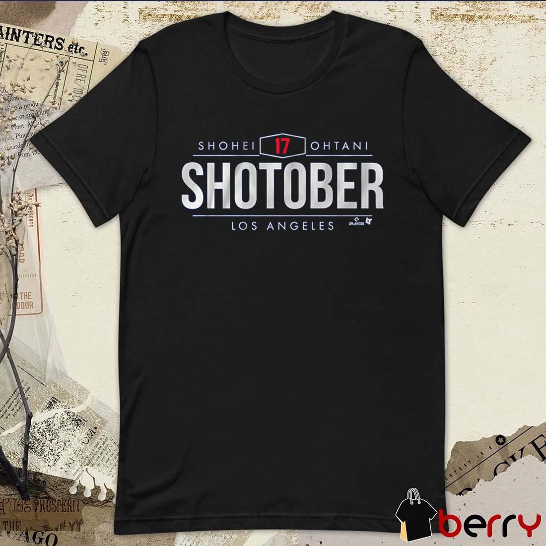 Shohei Ohtani Shotober Los Angeles Dodgers MLB t-shirt
