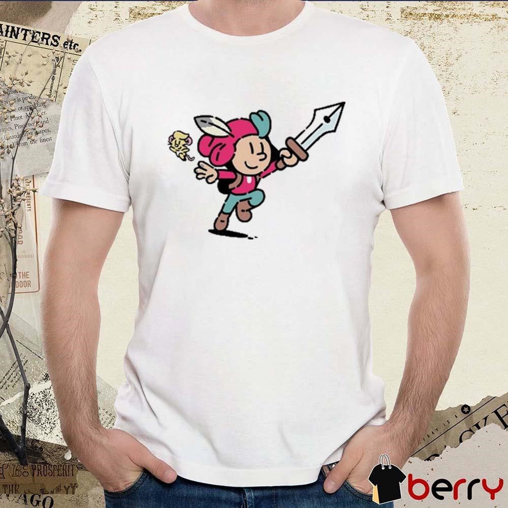 Shuhei Yoshida The Plucky Squire t-shirt
