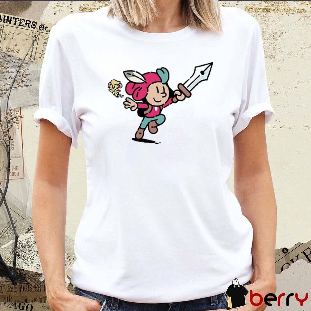 Shuhei Yoshida The Plucky Squire t-shirt