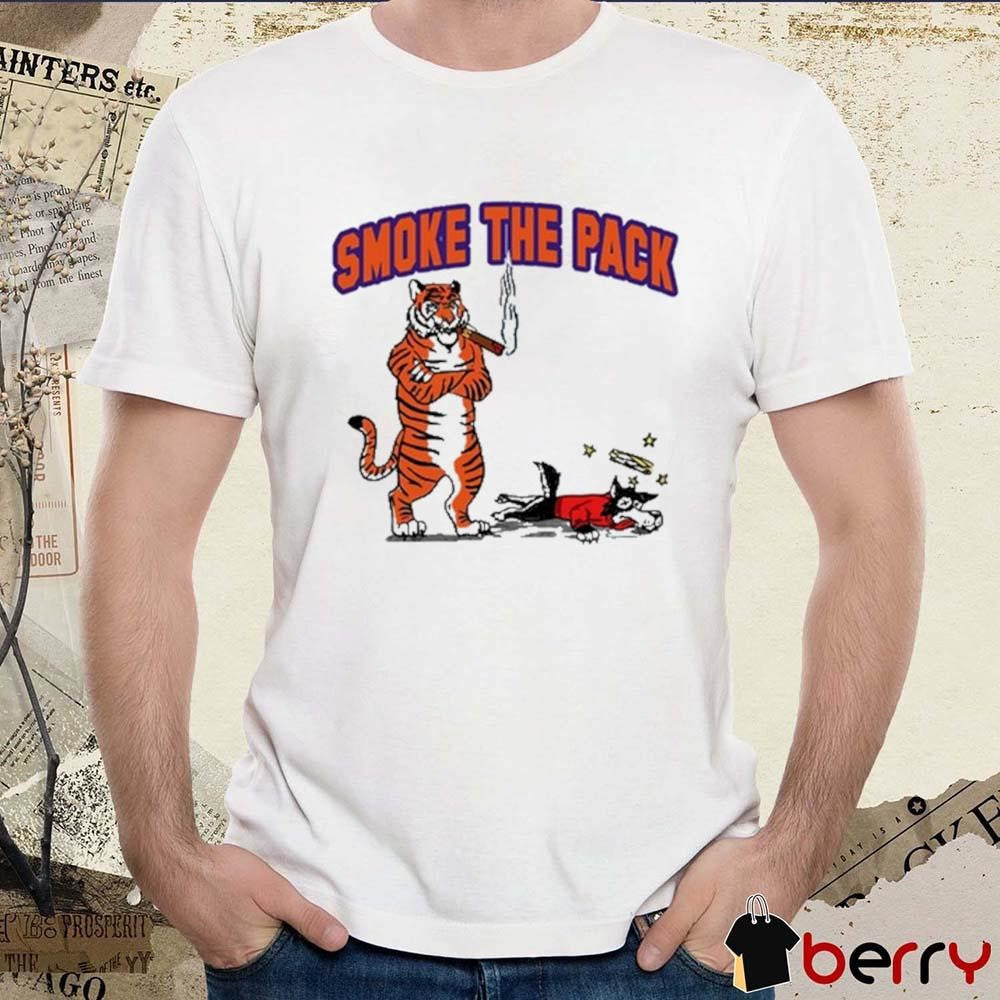 Smoke The Pack Clemson Tigers Vs. NC State Wolfpack t-shirt