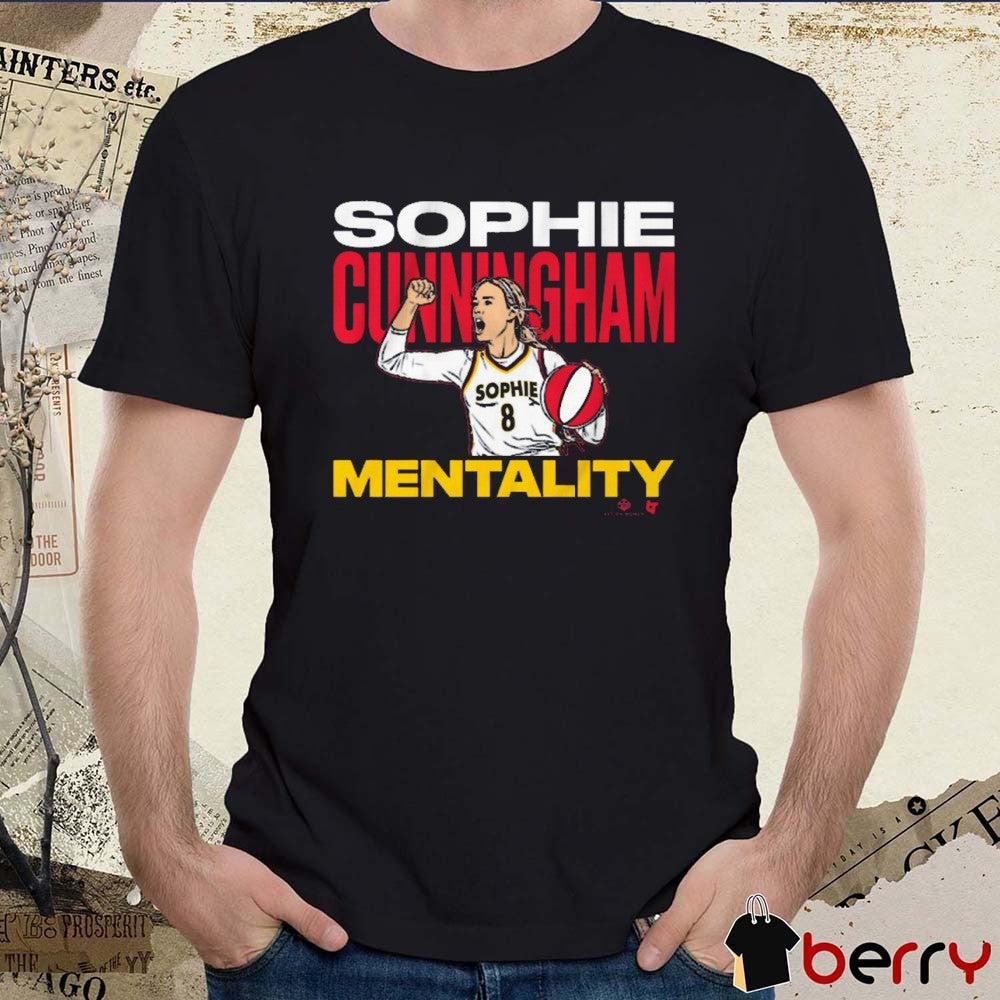 Sophie Cunningham Mentality Indiana Fever Basketball Graphic t-shirt