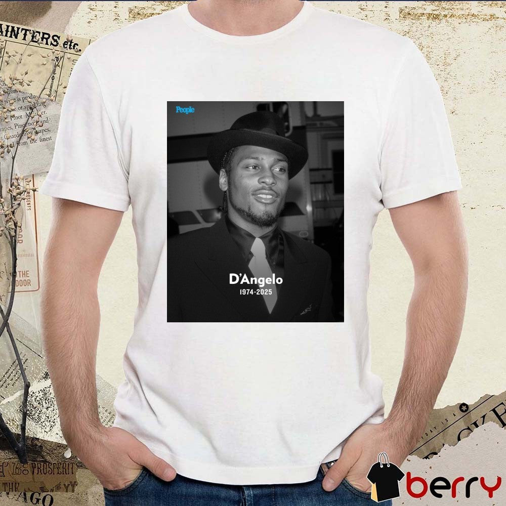 Soul legend and Brown Sugar hitmaker D’Angelo has died 1974 – 2025 Poster t-shirt