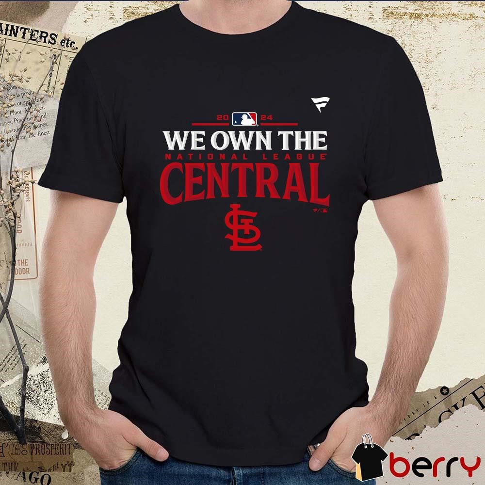 St. Louis Cardinals 2024 We Own The National League Central Division Champions Locker Room t-shirt