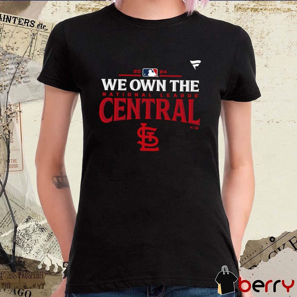St. Louis Cardinals 2024 We Own The National League Central Division Champions Locker Room t-shirt