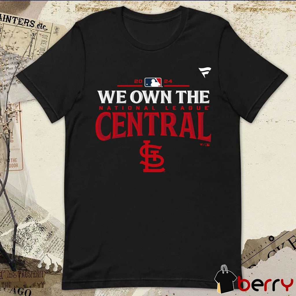 St. Louis Cardinals 2024 We Own The National League Central Division Champions Locker Room t-shirt