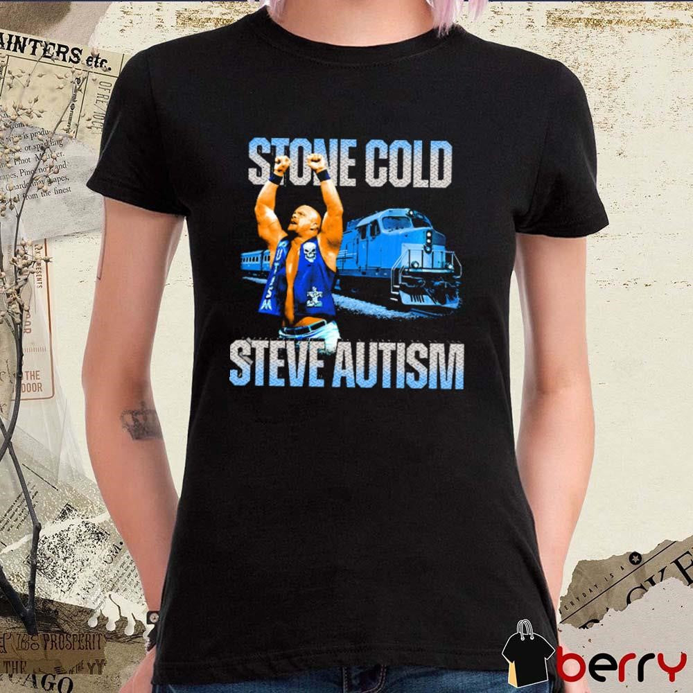 Stone Cold Steve Autism Train Graphic t-shirt