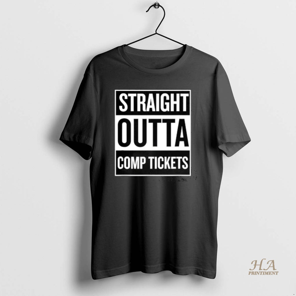 Official Straight Outta Comp Tickets Logo Retro