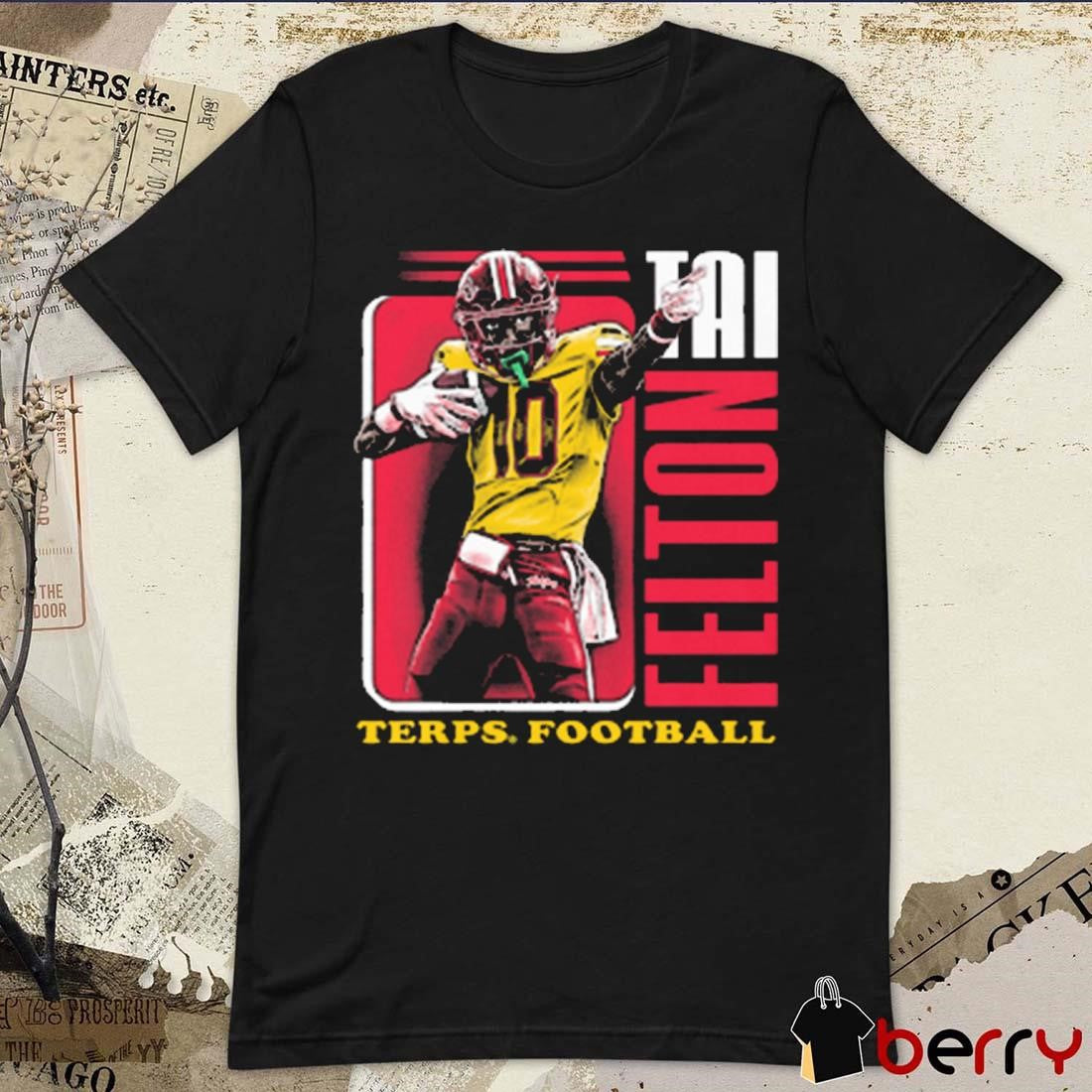 Tai Felton Terps Football 90s Graphic t-shirt