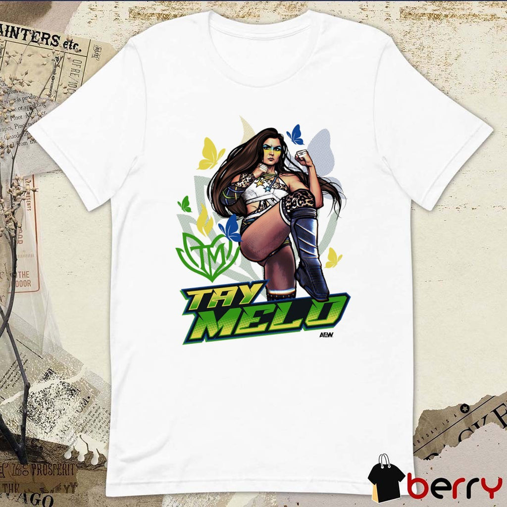 Tay Melo Graphic Series Comfort Colors AEW 2025 t-shirt