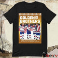Team USA Golden Brothers – Jack Hughes Quinn Hughes Brady Tkachuk and Matthew Tkachuk t-shirt