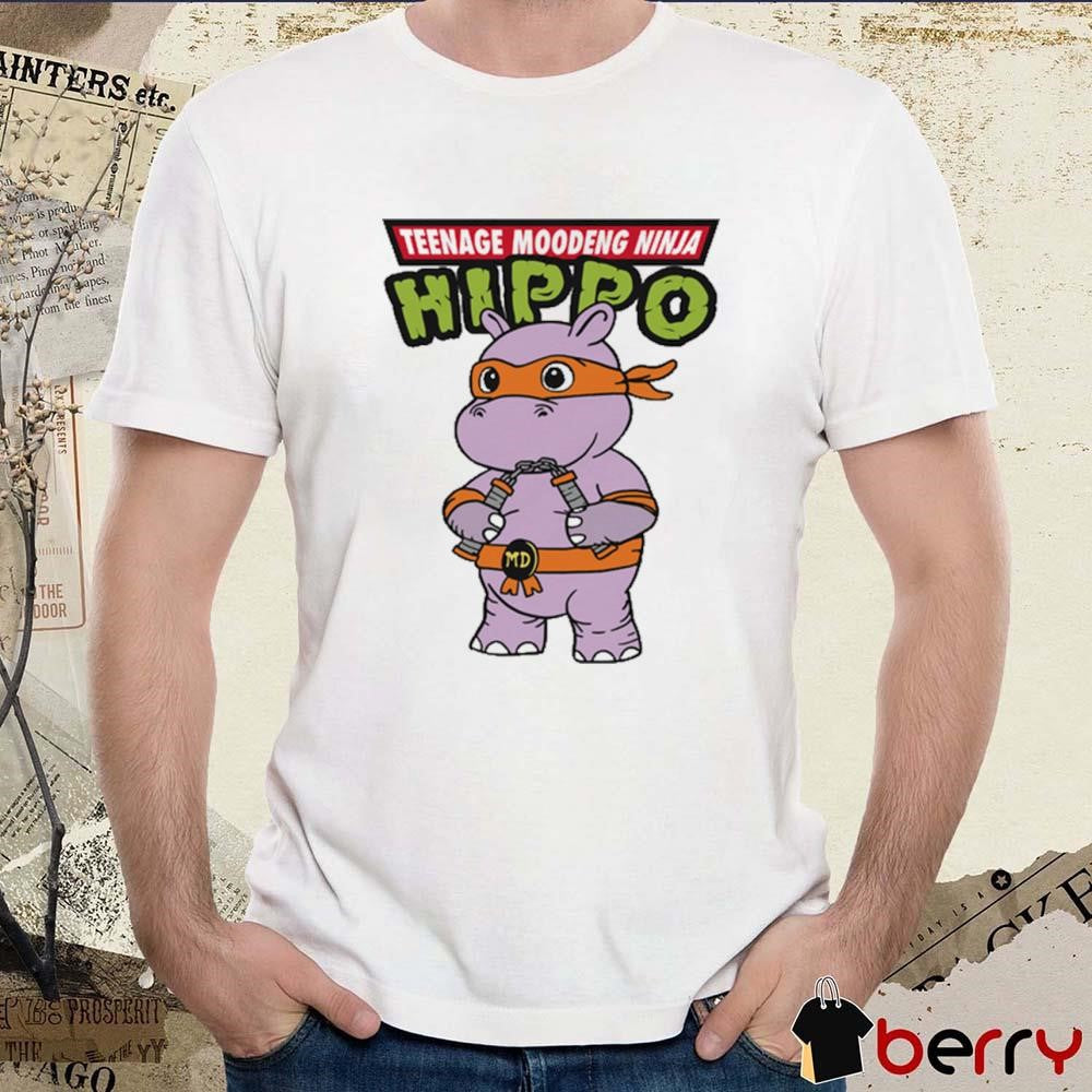 Teenage Moodeng Ninja Hippo t-shirt