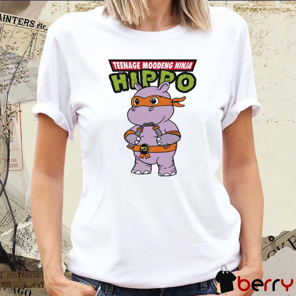 Teenage Moodeng Ninja Hippo t-shirt