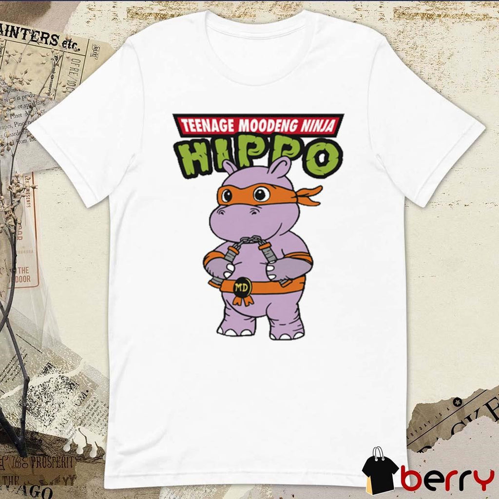 Teenage Moodeng Ninja Hippo t-shirt