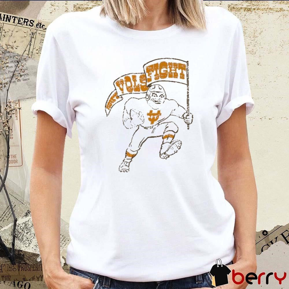Tennessee Vault Fight Vols Fight Football Player t-shirt