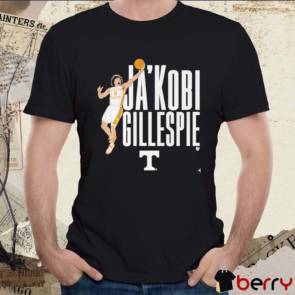 Tennessee Vols Basketball Ja’Kobi Gillespie Name Pose t-shirt